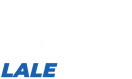 logo laletrans en blanco